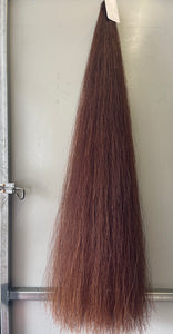 Qhorse length 100 cm cut end Double thickness Red Chestnut.