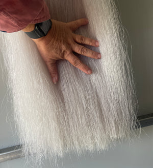 silver White Qhorse length 90 cm not including the loop length Triple thickness