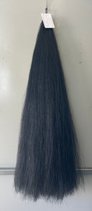 Dyed Black 90 cm Double plus cut end