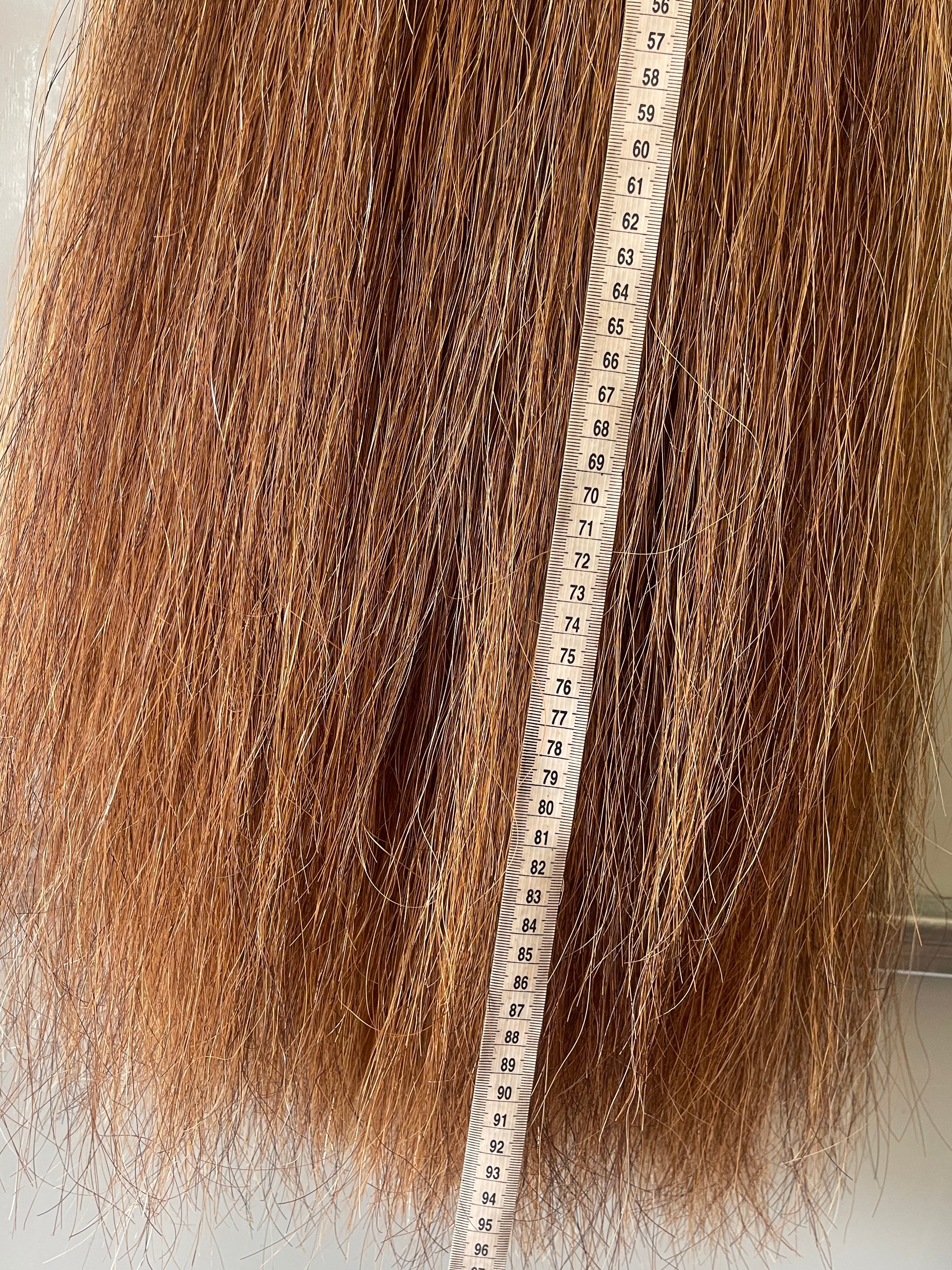 Qhorse Chestnut mix blend Triple 770g 95 cm long natural end Double loop Top