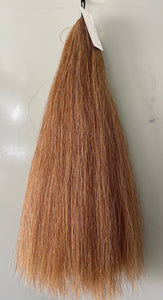Weighted light chestnut flaxen Double thickness 61 cm cut end Final weight 630g
