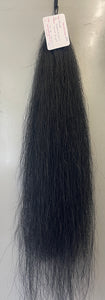 Dyed Black Shetland - mini small single 70-76 cm long natural end
