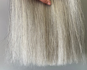 Light Grey blend 76 cm cut end Double thickness