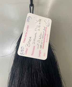 Dyed Black Double ( big double 2 &1/4) times 62-68 cm long
