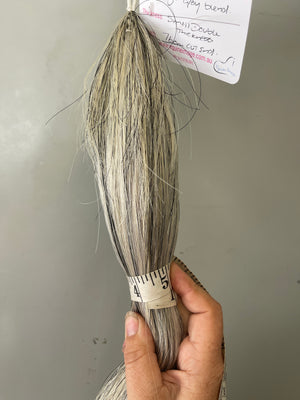Light Grey blend 76 cm cut end Double thickness