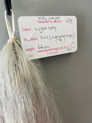 Weight light grey Full thickness - just over single thickness  66 cm final weight 630g