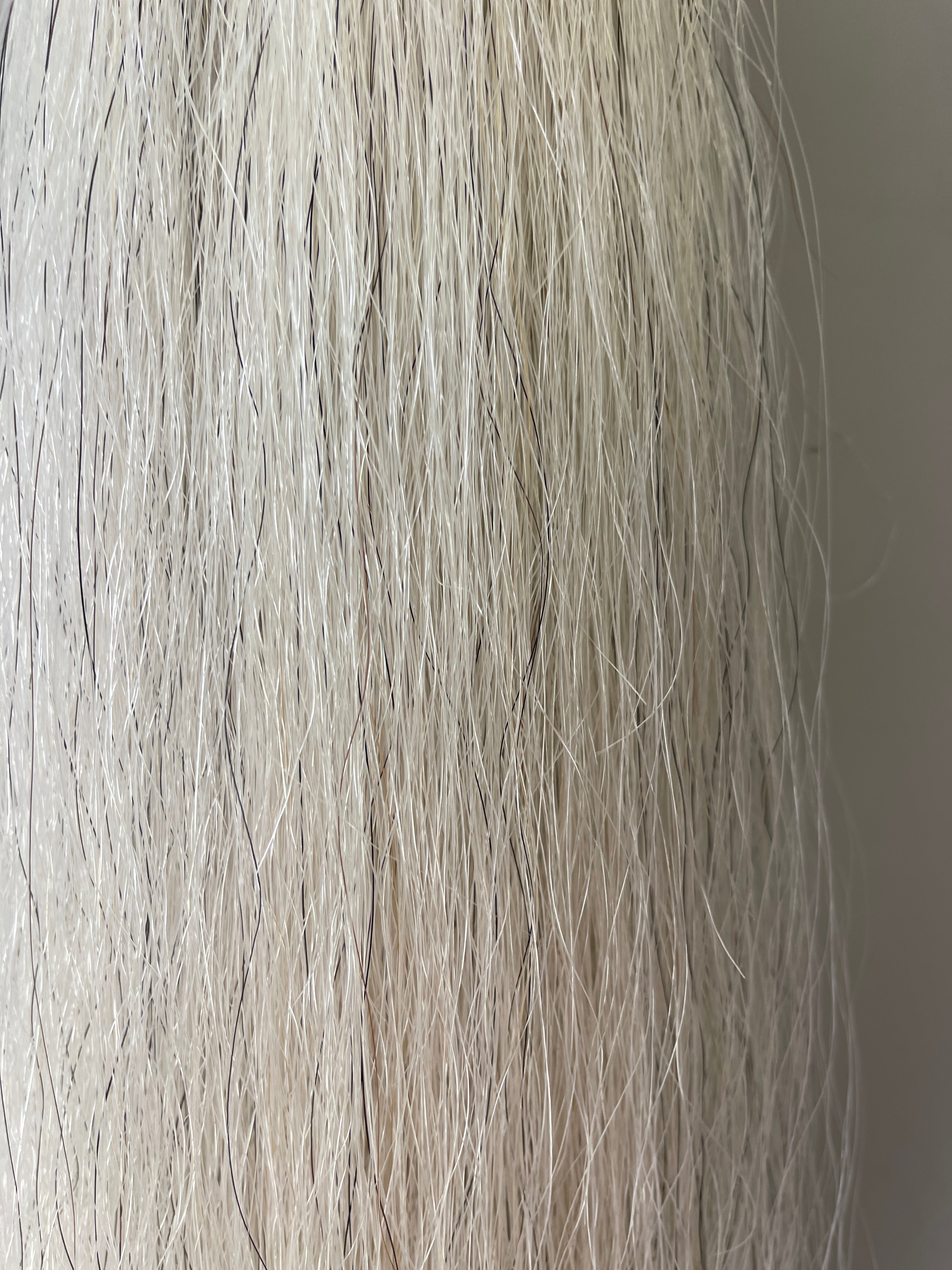 Weight light grey Full thickness - just over single thickness  66 cm final weight 630g