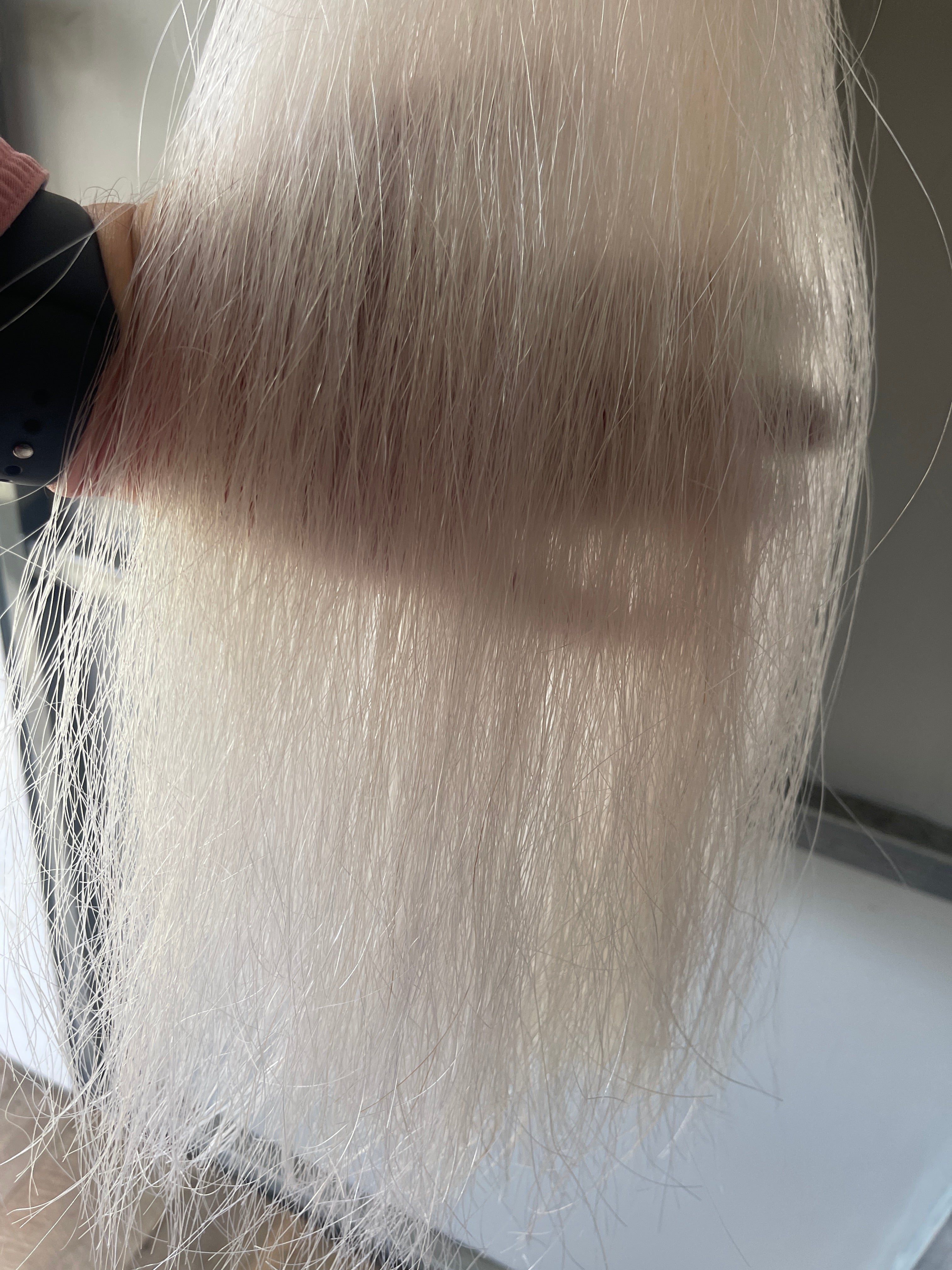 silver White Qhorse length 90 cm not including the loop length Triple thickness