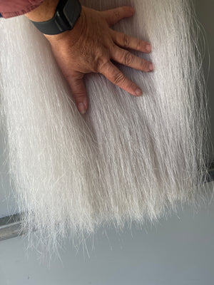 silver White Qhorse length 90 cm not including the loop length Triple thickness
