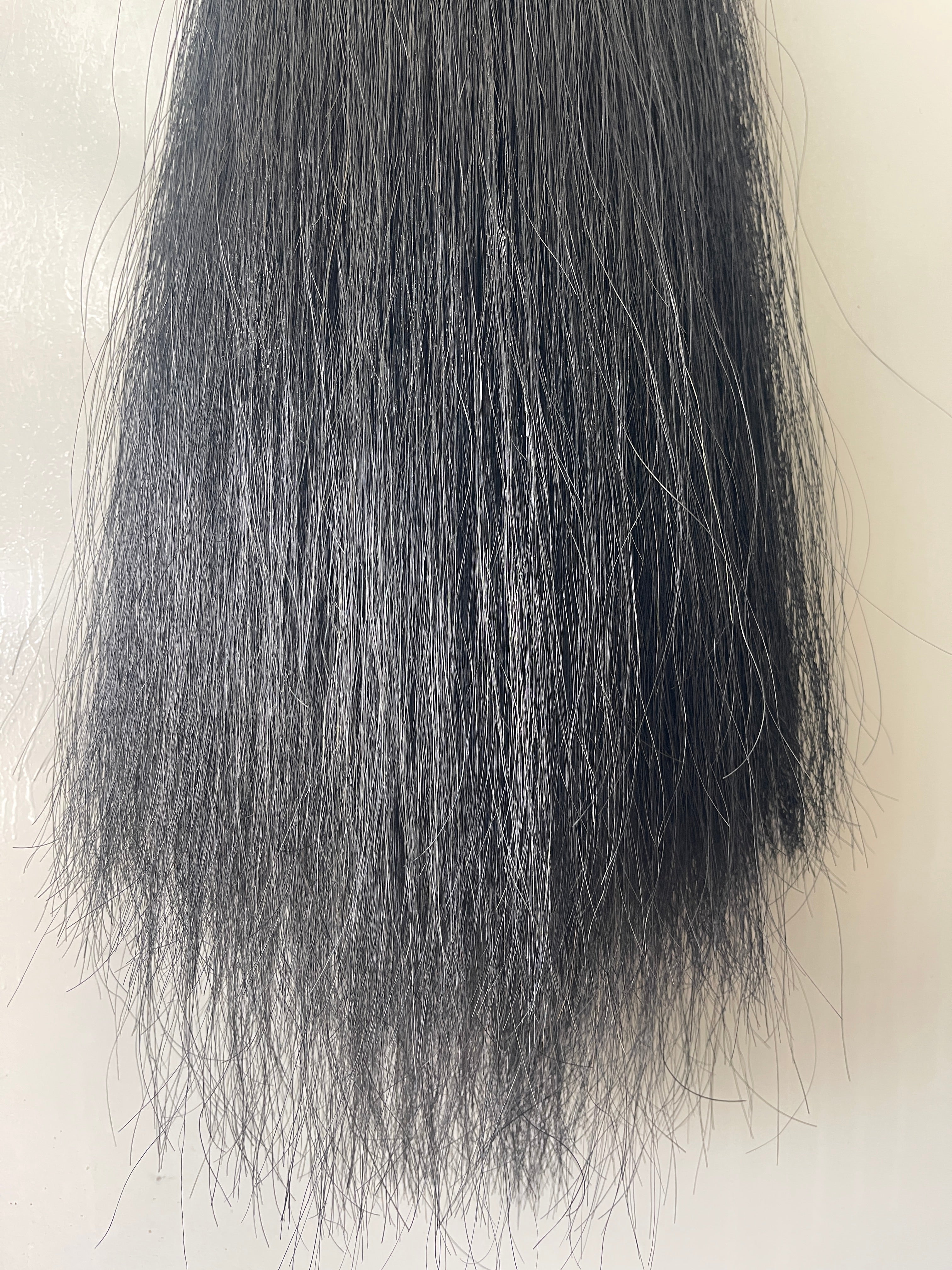 Dyed Black Double ( big double 2 &1/4) times 62-68 cm long