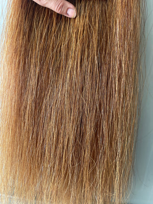 Light Chestnut Flaxen blend Stockhorse / Dressage length 86 cm cut end Full plus (1.5 times )