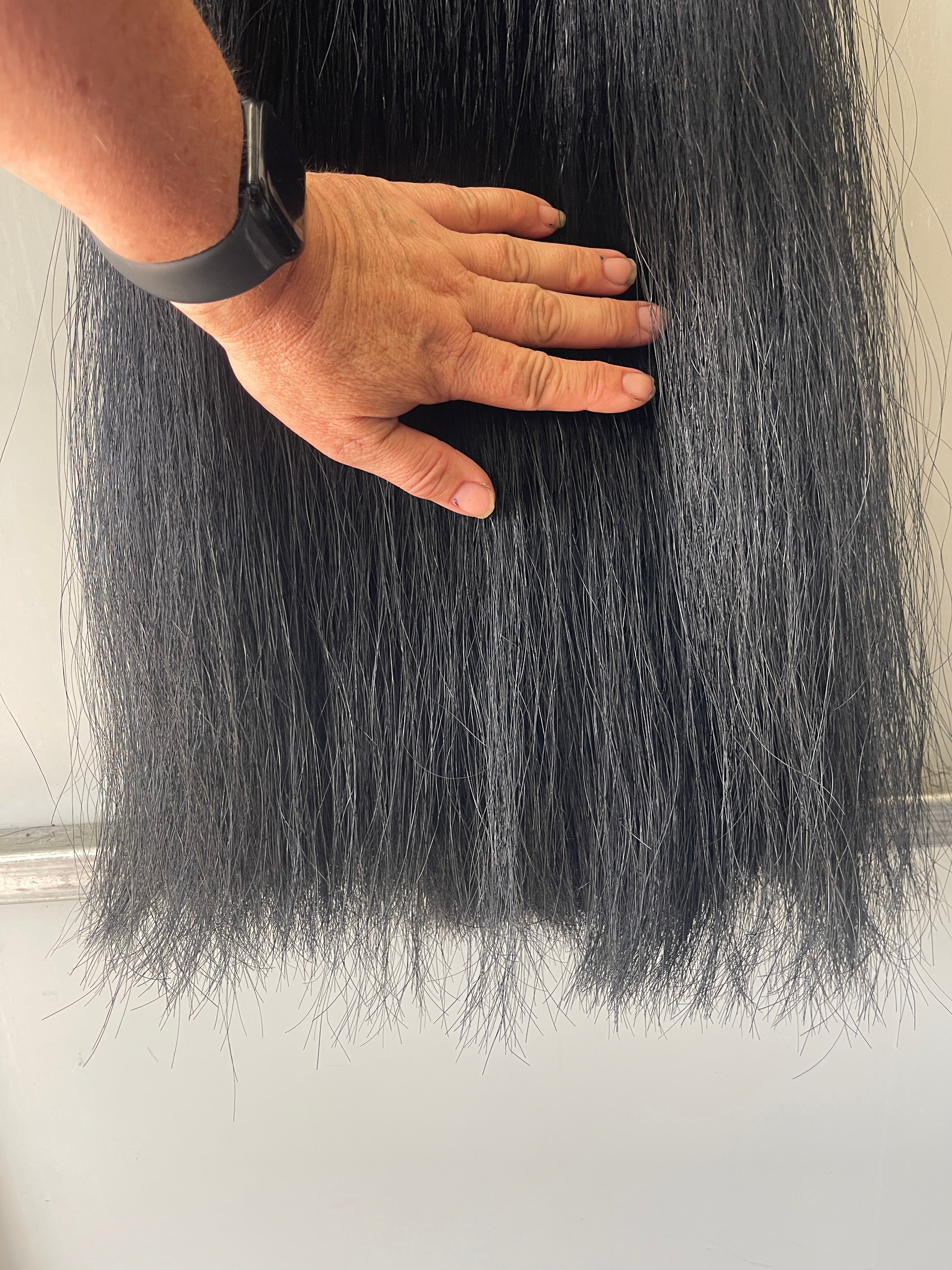Qhorse length 88 cm cut end Double plus ( over 2.5 times )