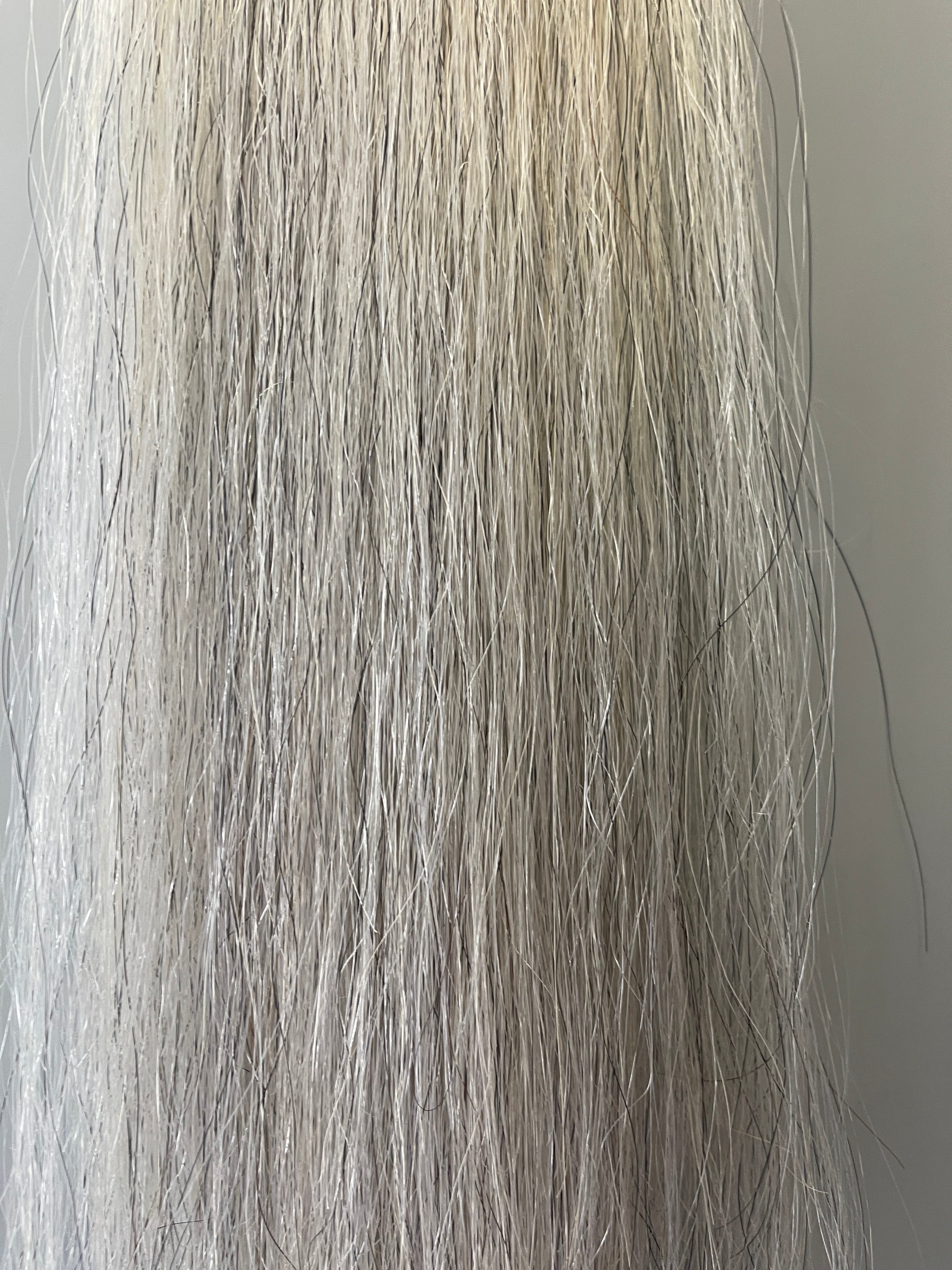 light grey 80 cm natural end  Single thickness