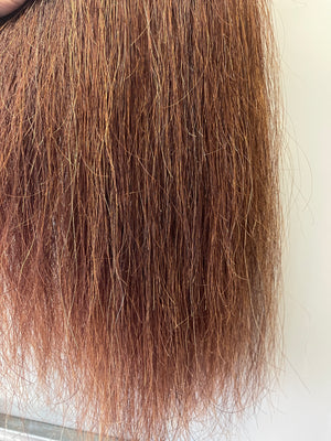 Chestnut mix blend 70 cm natural end Full thickness ( just over single thick)