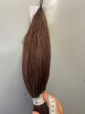 Chestnut mix blend 70 cm natural end Full thickness ( just over single thick)