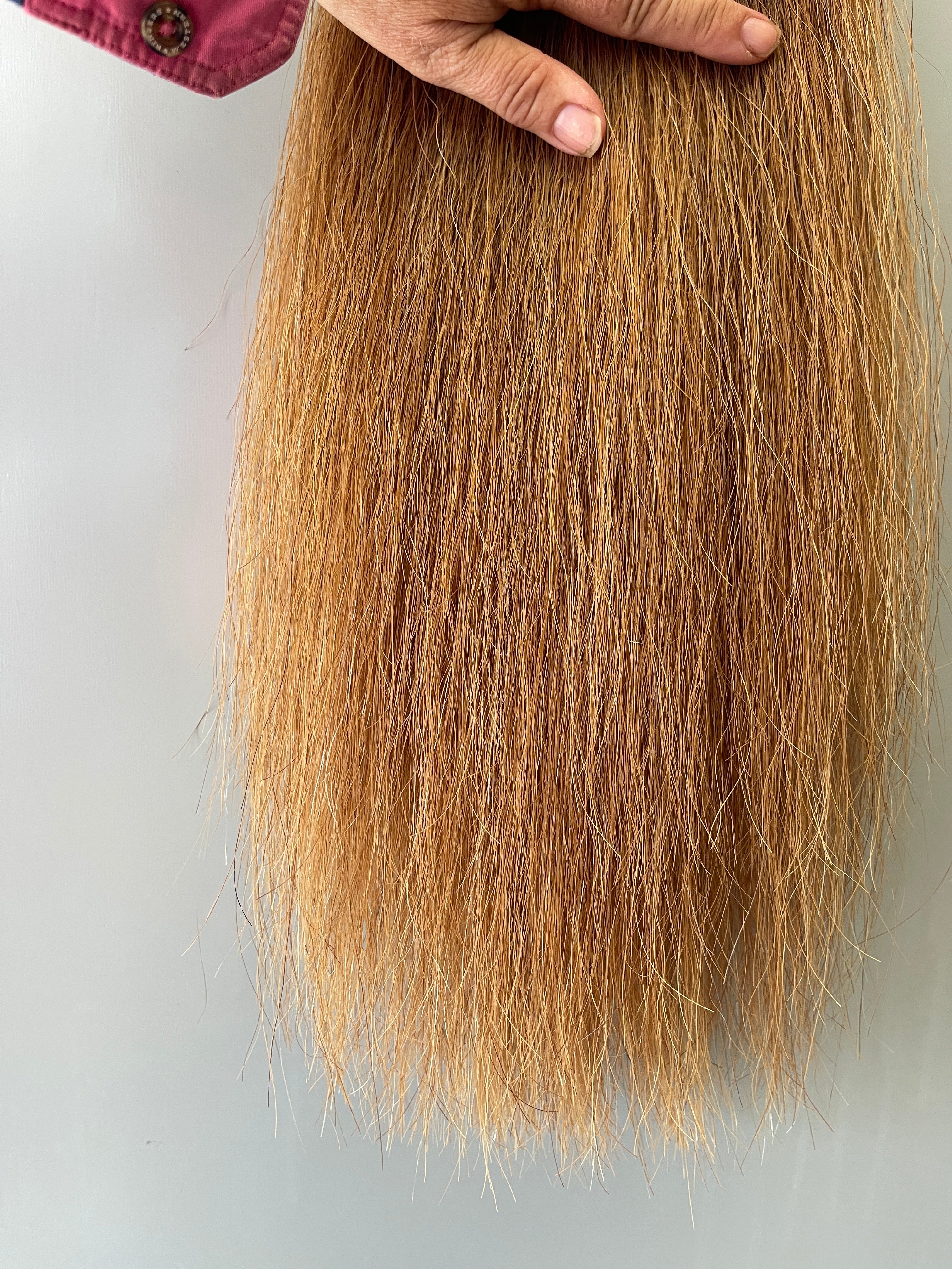 Lighter chestnut blend 65 cm natural end Full plus (1.5 times )