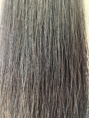 Qhorse length Natural Black ( Liver /black) 90 cm cut end  (big ) Triple thickness