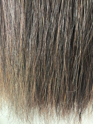 Qhorse length Natural Black ( Liver /black) 90 cm cut end  (big ) Triple thickness