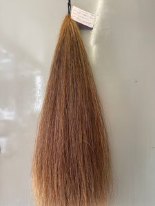light  chestnut flaxen blend Double plus  thickness 75cm long