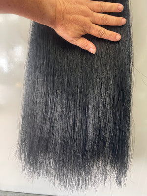 Black Triple Thickness 70 cm cut end false tail