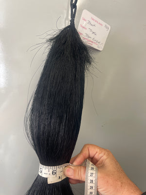 Black Triple Thickness 70 cm cut end false tail
