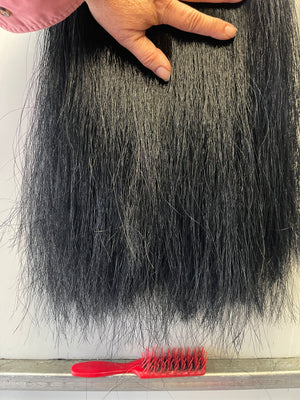 Weighted Dyed Black 76cm natural end Triple final weight 1100g