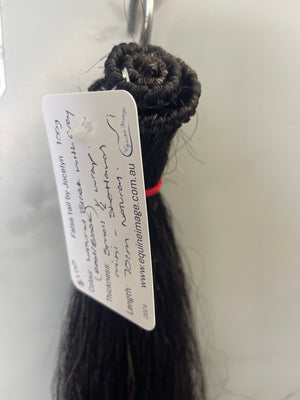 Mini Part wrap (1/2 wrap ) suit mini or Shetlands 70-76 cm natural end red black with grey