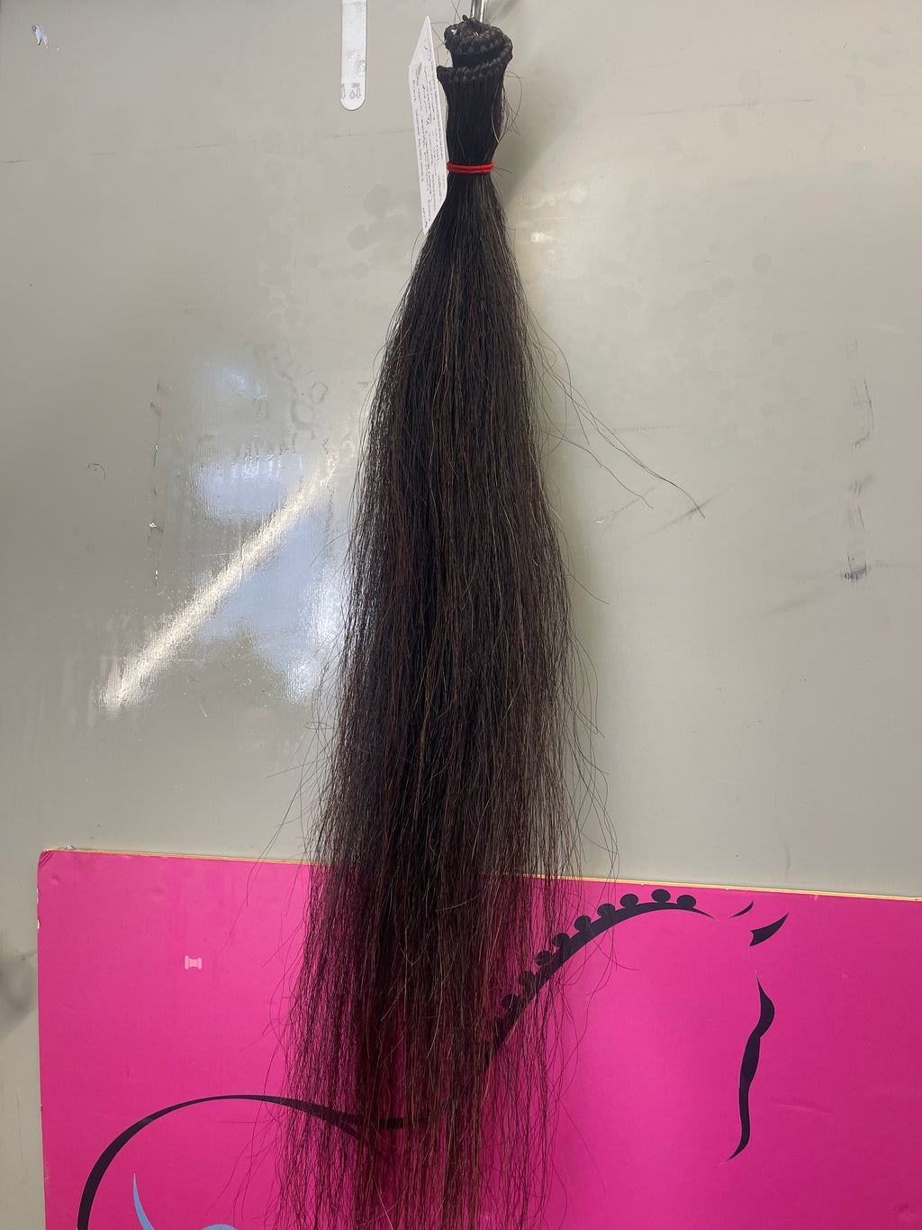 Mini Part wrap (1/2 wrap ) suit mini or Shetlands 70-76 cm natural end red black with grey