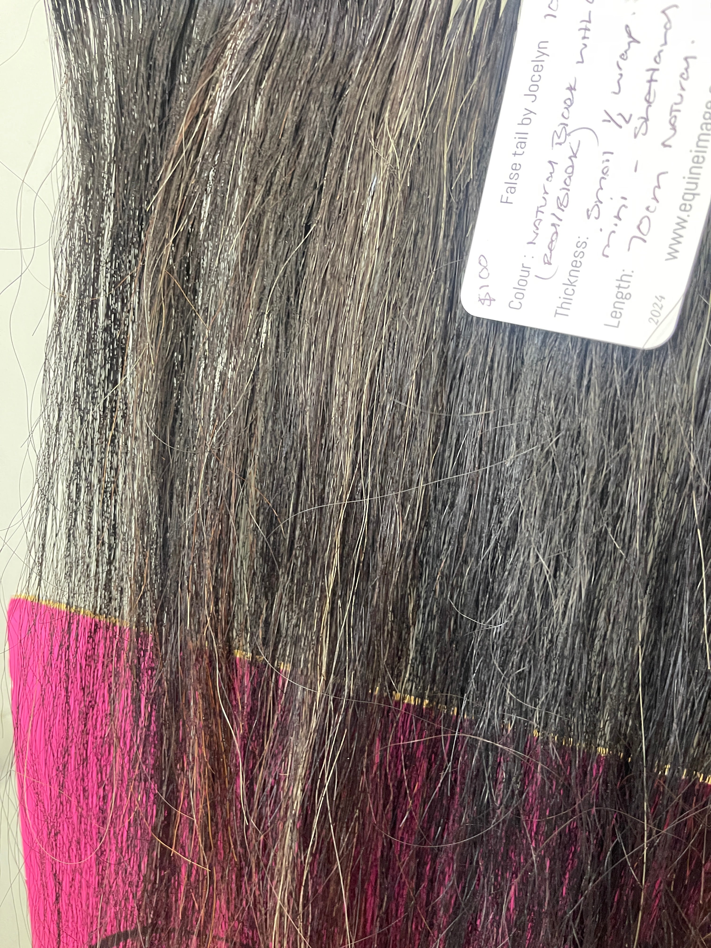 Mini Part wrap (1/2 wrap ) suit mini or Shetlands 70-76 cm natural end red black with grey
