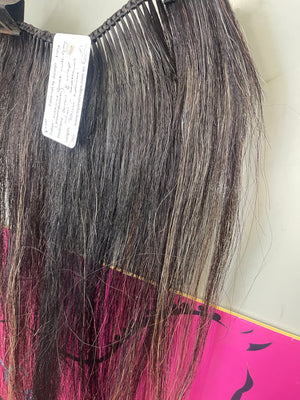 Mini Part wrap (1/2 wrap ) suit mini or Shetlands 70-76 cm natural end red black with grey