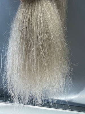 Weighted off white pally Double thickness 61 cm Final weight 580g