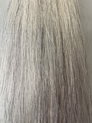 Light Grey false tail 67 cm long Triple thickness