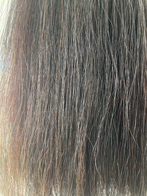 Liver very Dark chestnut 66 cm cut end Double plus