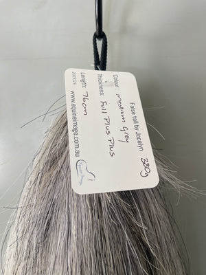 Medium to light grey blend Full plus plus 76 cm natural end