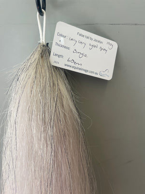Very very light Grey 60 cm natural end single thickness
