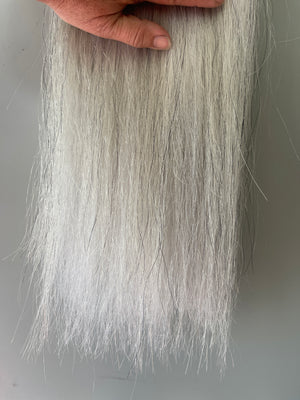 Very very light Grey 60 cm natural end single thickness