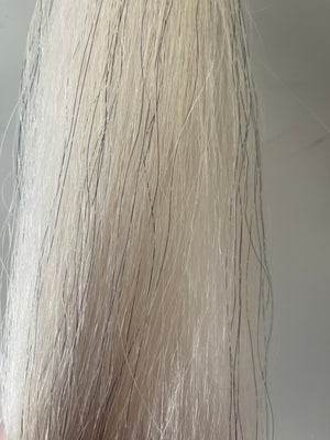 Very very light Grey 60 cm natural end single thickness