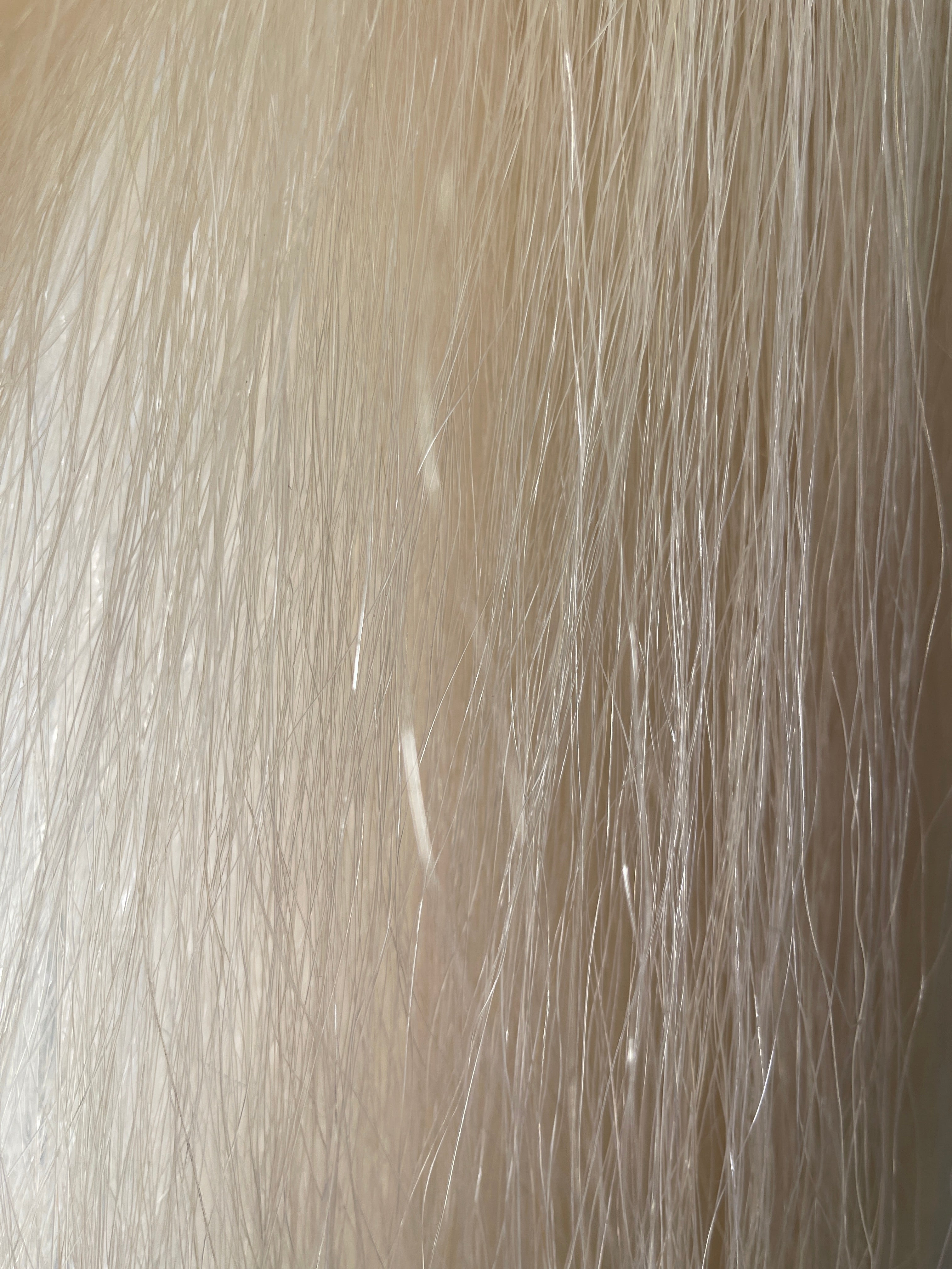 Qhorse Length 100 cm Pally white Big Double 600g of hair