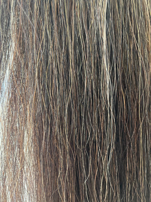 Qhorse length Darker chestnut mix blend 100 cm cut end Double thickness