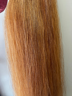 Qhorse length Very light chestnut 100 cm cut end Double plus thickness