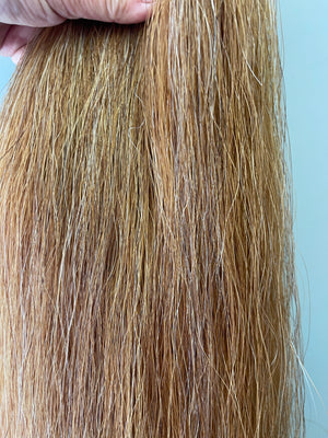 Qhorse length Very light chestnut 100 cm cut end Double plus thickness