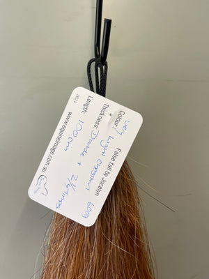 Qhorse length Very light chestnut 100 cm cut end Double plus thickness