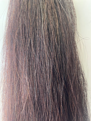 Dark chestnut Full plus Thickness 56 cm long cut end