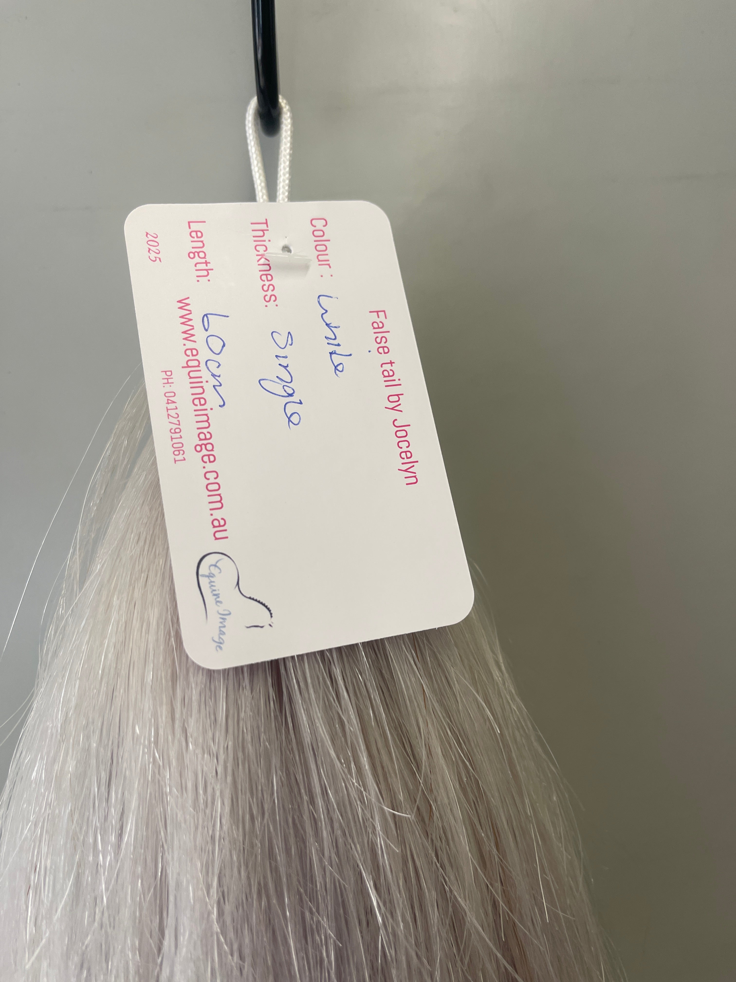 White Single Thickness 60 cm long