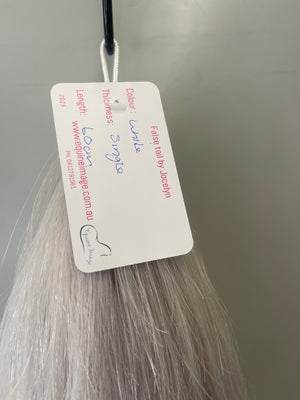White Single Thickness 60 cm long