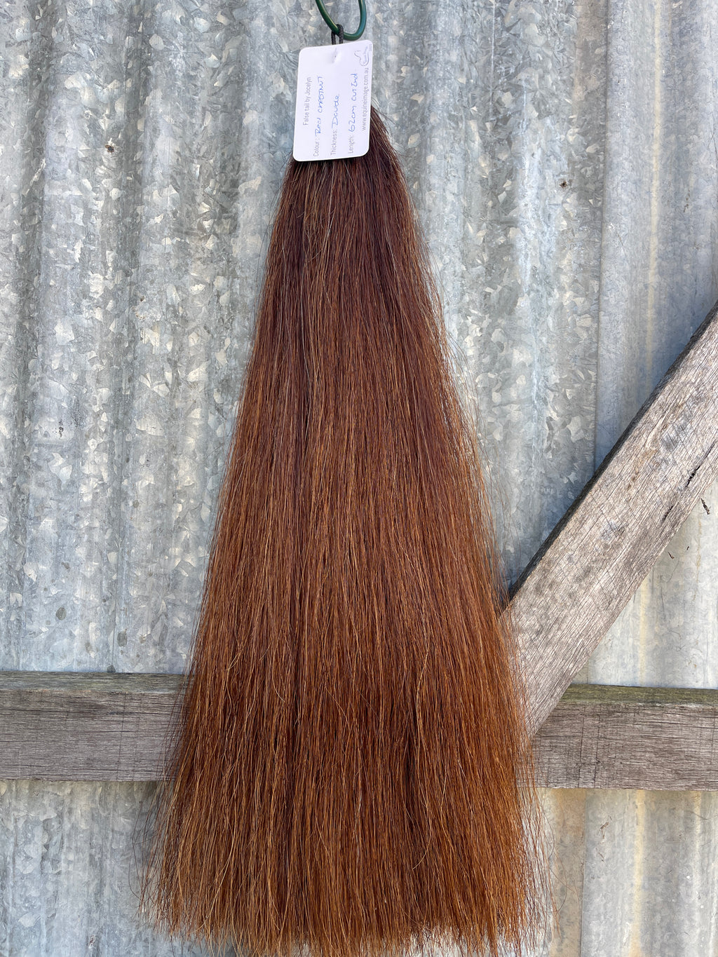 Red chestnut Double thickness 62 cm cut end