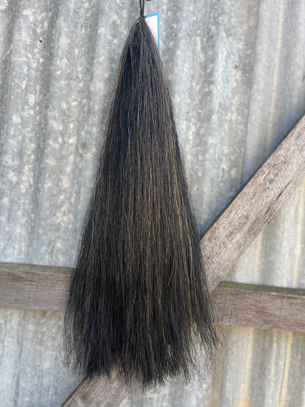 Dark grey blend 61 cm natural end Double thickness
